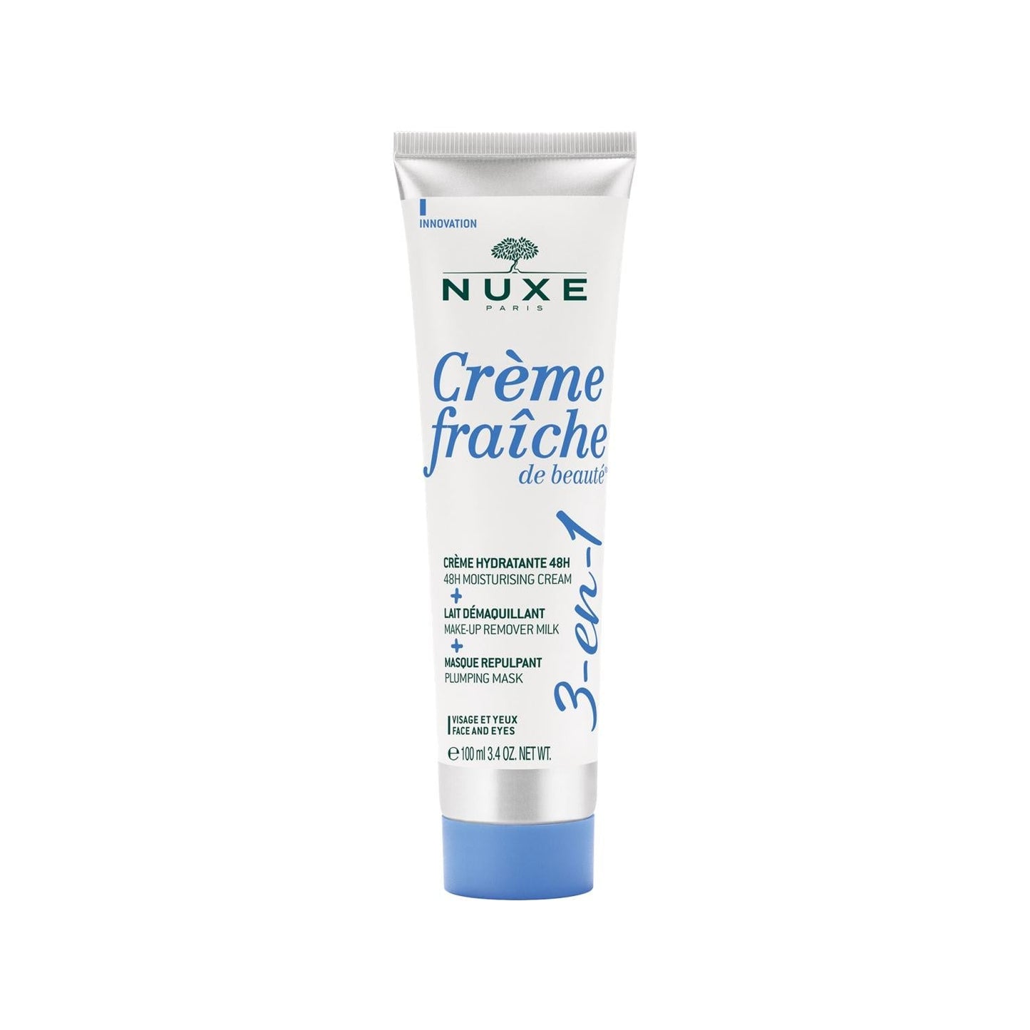Nuxe Creme Fraiche 3-in-1 Moisturizing Cream - 100ml Hydrating Skincare for Dry Skin