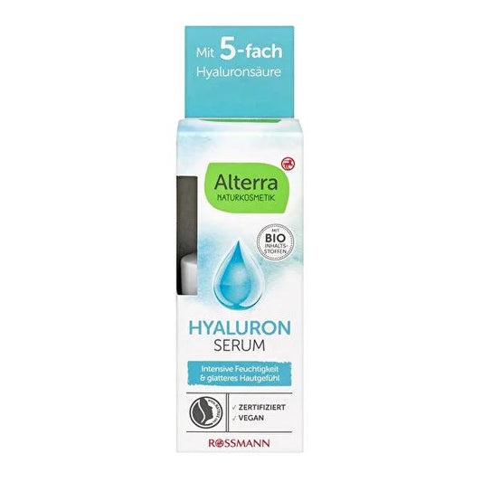 Alterra Hyaluronic Acid Serum 30ml - Natural, Vegan Anti-Aging Skincare