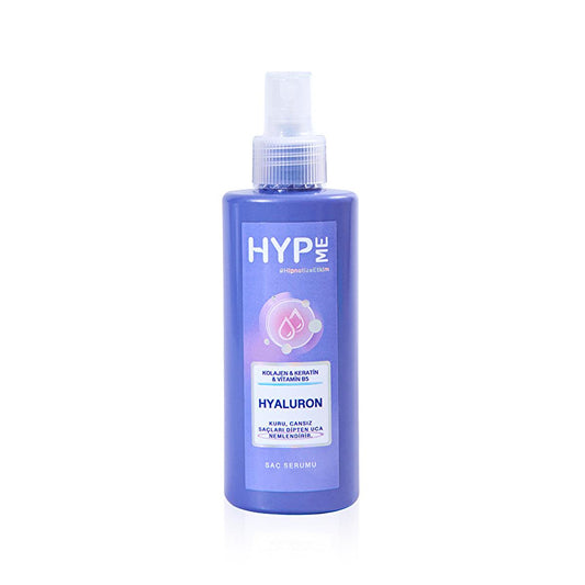 Hyp Me Hyaluronic Acid Hair Serum:  Deeply Moisturizing, Shine Enhancing & Volumizing - Keratin & B5 Treatment, 5.07 fl oz