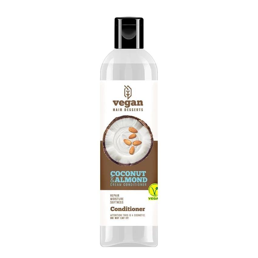 Vegan Hair Desserts Coffee & Soy Milk Latte Vegan Hair Conditioner: Strengthens Weak, Sensitive Hair, Prevents Fade, Natural Ingredients