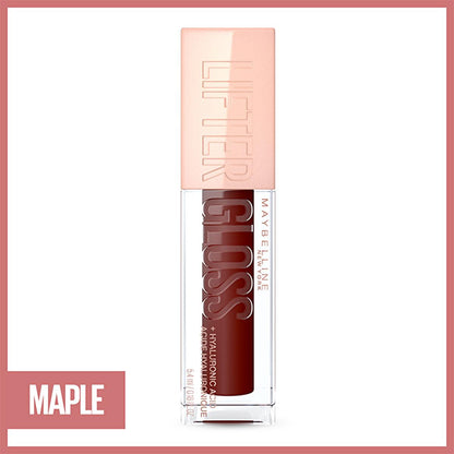 Maybelline Lifter Gloss: Honey’d Nude Lip Gloss with Hyaluronic Acid for Hydrated, Fuller-Looking Lips - High Shine, Non-Sticky Formula