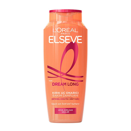 Loreal Paris Elseve Dream Long: Split End Repair & Hair Growth Keratin Shampoo for Long, Damaged Hair - 10.14 fl oz