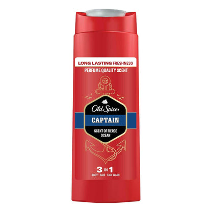 Old Spice Captain Shower Gel for Long-Lasting Freshness 90ml