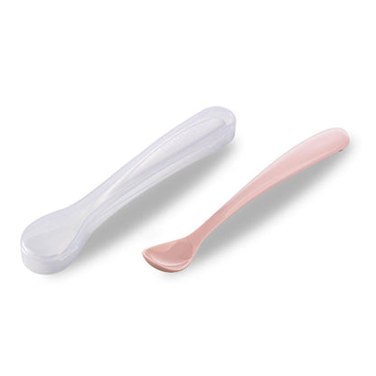 Mamajoo Ergonomic Baby Feeding Spoons with Storage Case - BPA-Free, Dishwasher Safe, and Sterilizable