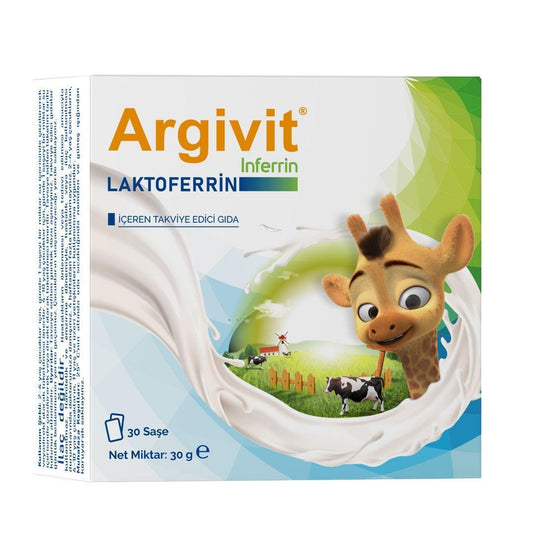 Argivit Inferrin: Lactoferrin Supplement for Kids & Adults - Boost Immunity & Iron Levels with Convenient Sachets