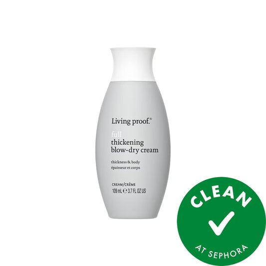 Moroccanoil Full Thickening Blow-Dry Cream - Heat Protection Styling Cream for Thicker Hair, Vegan & Cruelty-Free