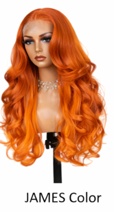 Reddish Brown Straight Human Hair Lace Closure Wig With Baby Hair