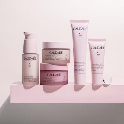 Caudalie Resveratrol Lift Anti-Aging Face Cream - Lightweight Firming & Moisturizing Cashmere Cream for Aging Skin