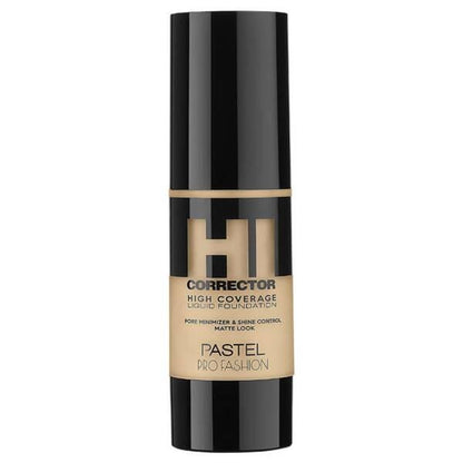 Pastel High Coverage Liquid Foundation - Matte Finish, Flawless Complexion, 30ml