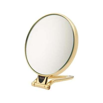 Janeke Gold Desktop Round Makeup Mirror 130mm