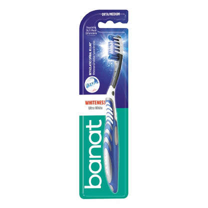 Banat Ultra White Medium Toothbrush for Stain Removal