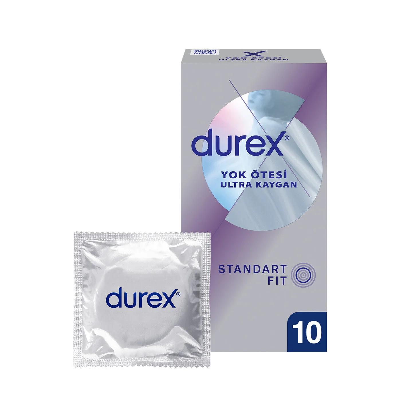 Durex Invisible Ultra Lubricated Condoms for Sensitivity 10-Pack