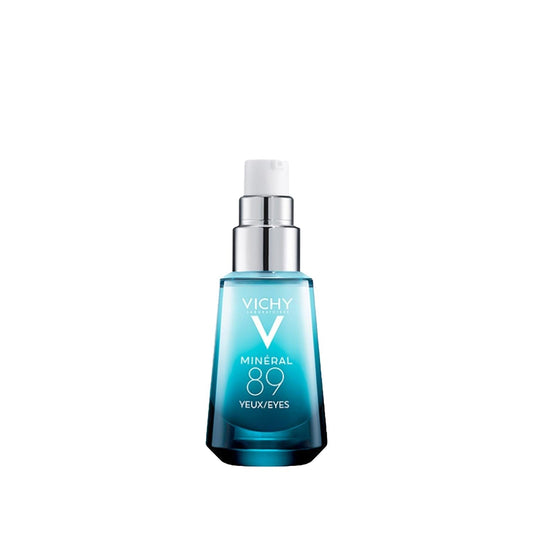 Vichy Mineral 89 Eye Care Serum with Hyaluronic Acid - Hydrating, Anti-Aging Eye Serum for Delicate Skin