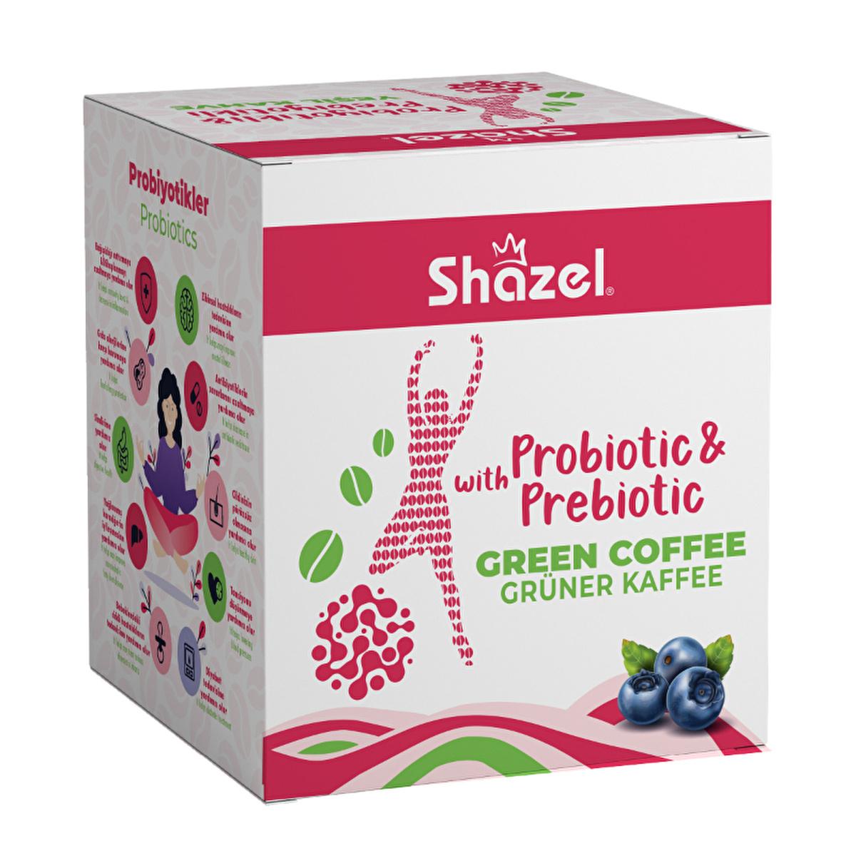 Shazel Probiotic with Prebiotic Support & Green Coffee Extract