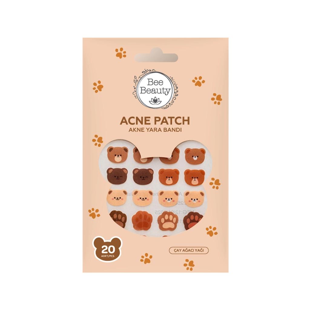 Bee Beauty Bear-Patterned Blemish Patches 20 Count