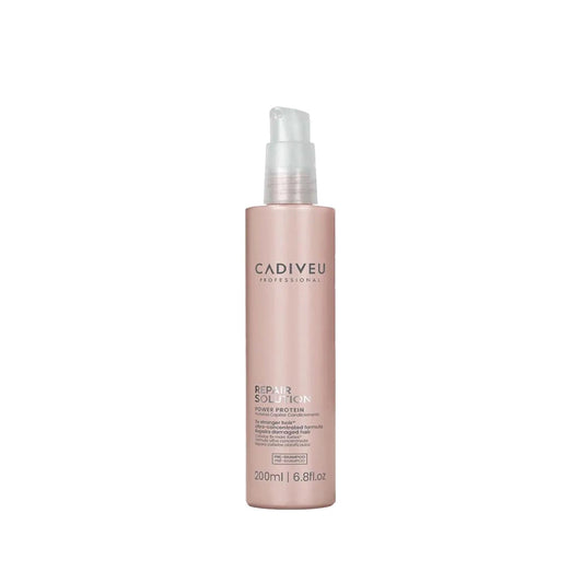 Cadiveu Repair Solution Power Protein Pre-Shampoo Treatment for Damaged Hair - 200ml, Nourishing Protein-Based Formula