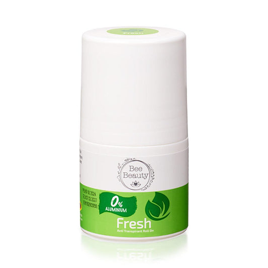 Bee Beauty Aluminum-free Anti-Transpirant Roll On Fresh Scent - Natural Deodorant for Body Odor Prevention, 1.69 fl oz