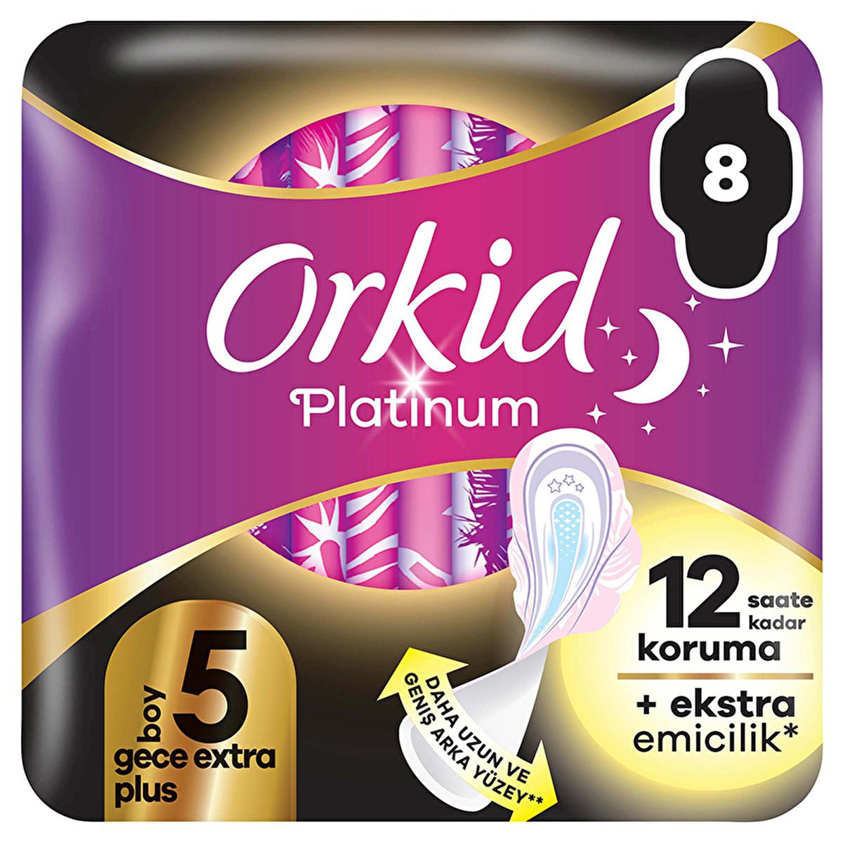 Orkid Platinum Hygienic Pads for Women - Zero Leakage, Extra Large, Comfortable Sleep Hygiene Products - Overnight Protection