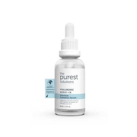 The Purest Solutions: Intensive Hydration Hyaluronic Acid 2% Serum - B5, Collagen - Deeply Moisturizes, Plumps Fine Lines, Radiant Skin (30ml)