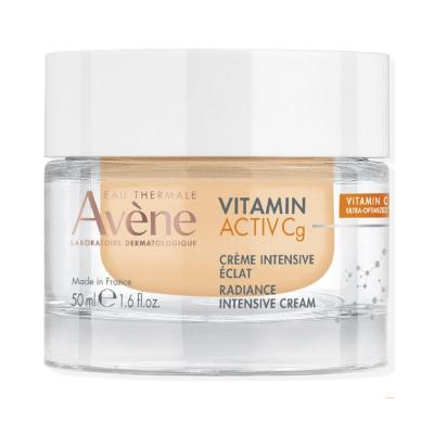 Avene Vitamin C Face Cream - Anti-aging Moisturizing Cream for Sensitive Skin, 1.69 fl oz