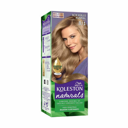 Wella Koleston Naturals Hair Dye - Nourishing Permanent Hair Color with Coconut Oil