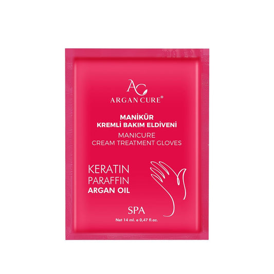 Argan Cure Disposable Manicure Gloves with Argan Oil - Nourishing Hand Treatment & Manicure Experience