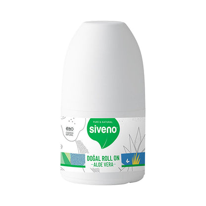Siveno Natural Aloe Vera Roll-On Deodorant for Women - 100% Natural Ingredients, Chemical-Free & Eco-Friendly
