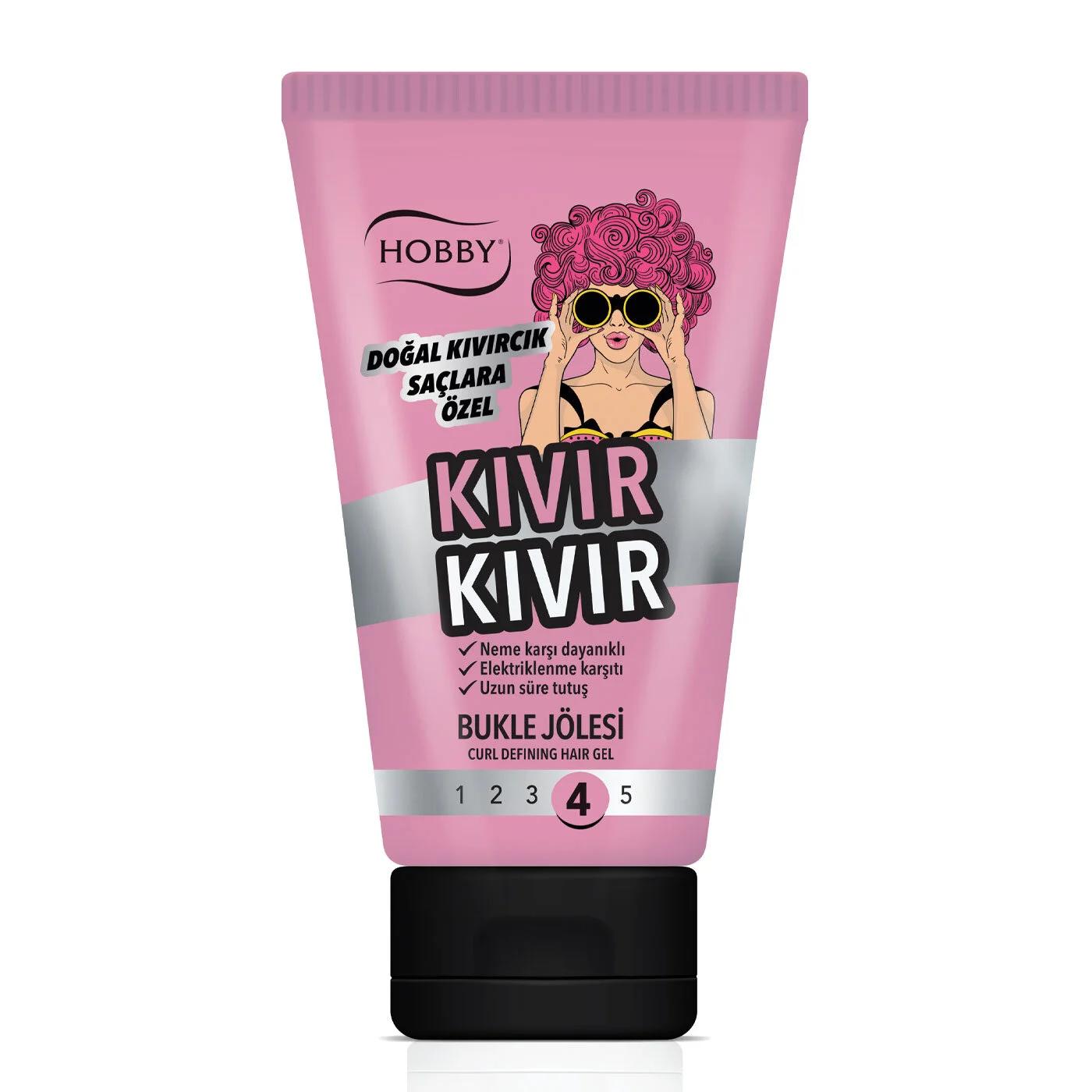 Hobby Curly Hair Styling Gel for Defined Curls 150ml