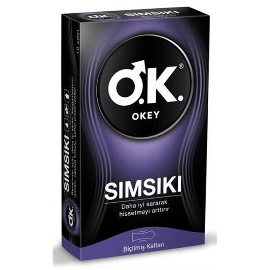 Okey Tight Fit Condoms - Snug & Comfortable Protection, Pack of 10