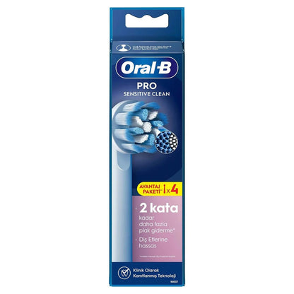 Oral-B Sensitive Clean Replacement Brush Heads 2-Pack