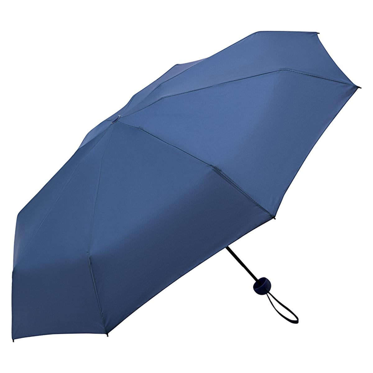 Eklips Compact Navy Blue Manual Umbrella - Stylish & Portable Rain Protection
