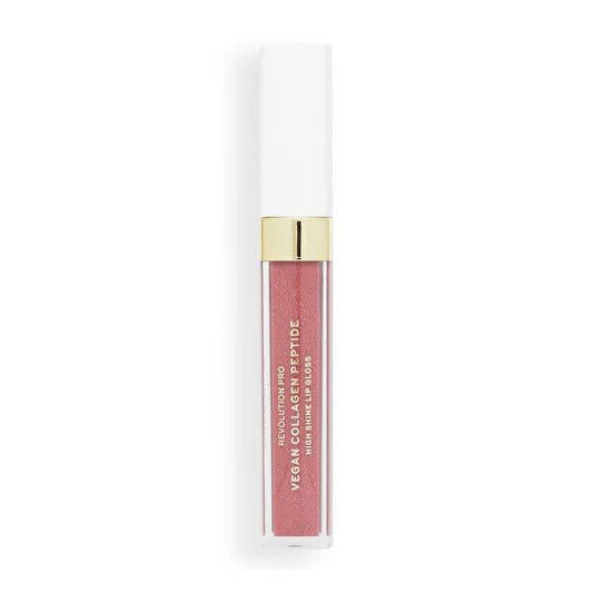 Revolution Pro Vegan Collagen Peptide High Shine Lip Gloss: Hydrating, Plumping, Cruelty-Free, Non-Sticky Formula for Luscious Lips