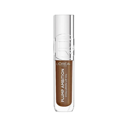 Loreal Paris Hyaluron Lip Oil - Moisturizing & Shiny Lip Care for Dry Lips - 510 La Nuit Sparkle