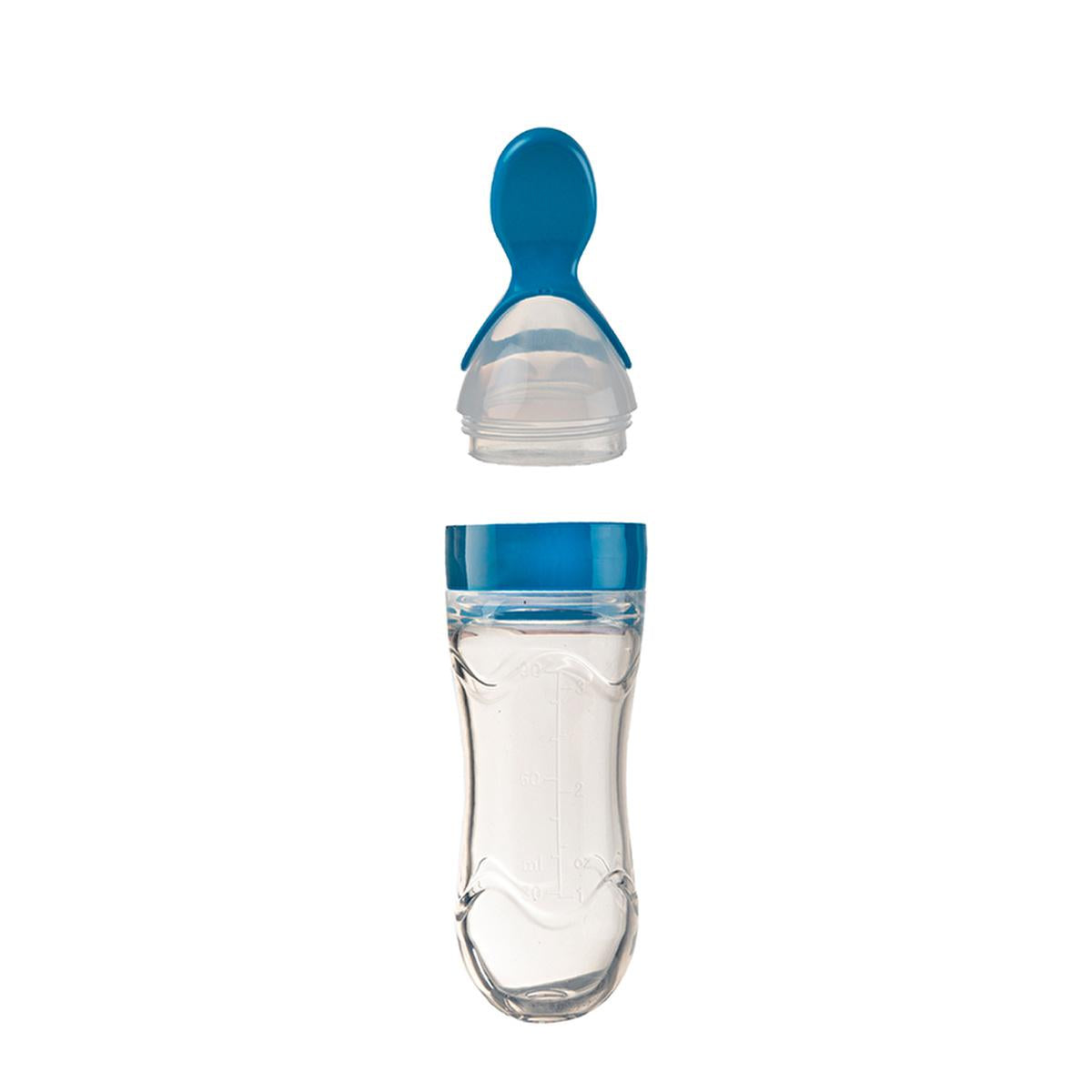 Babyjem Baby Squeeze Spoon - BPA-Free, One-Handed Feeding, Silicone Baby Feeding Utensils, Baby Feeding Accessories, Baby Feeding Spoon