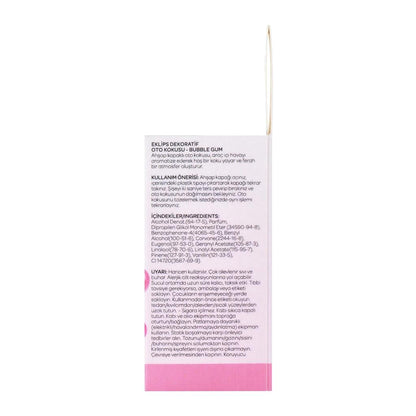 Eklips Decorative Car Air Freshener Bubble Gum 10 ml