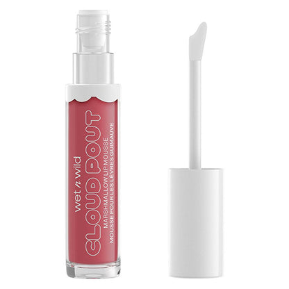 Wet n Wild Cloud Pout Marshmallow Lip Mousse - Soft Matte Lip Color, Moisturizing & Nourishing