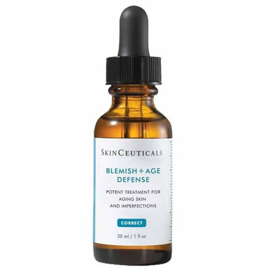 Skinceuticals Blemish + AGE Defense Facial Serum: Reduce Acne, Wrinkles & Reveal Radiant Skin - Anti-Aging & Blemish Treatment for Adults