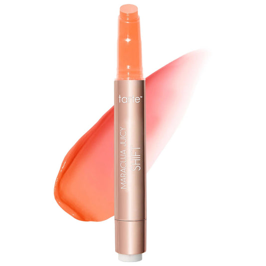 Tarte Maracuja Juicy Lip Plump Shift: pH Color-Shifting, Hydrating Plumping Lip Balm & Treatment with Hyaluronic Acid & Maracuja Oil