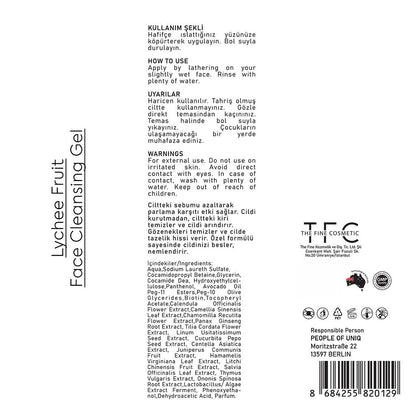 The Fine Organics Litchi Purifying Cleansing Gel 150 ml