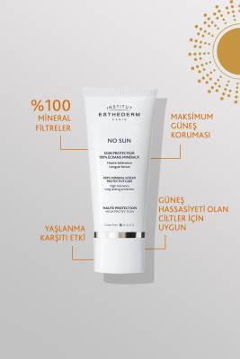 Institut Esthederm No Sun: Mineral Sunscreen for Sensitive Skin - Anti-Aging, Broad Spectrum, Water Resistant - Intense Face Sun Protection