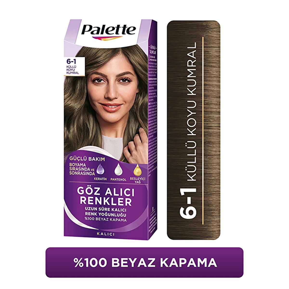 Palette KŸllŸ Koyu Kumral: Cool Ash Dark Blonde Hair Dye with Keratin & Nourishing Oils - Intense, Long-Lasting Color & Shine