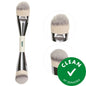Ciele Dual-Ended Blush Brush: Achieve Precise, Smooth, and Buildable Coverage with Synthetic Bristles - Professional Makeup Finish