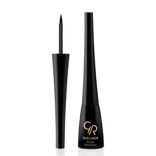 Golden Rose Liquid Eyeliner Black 5ml - Precise Eye Makeup with Easy Application