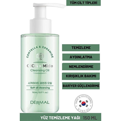 Dermal Cica x Mide Cleanser Oil with Centella & Ceramide 150ml