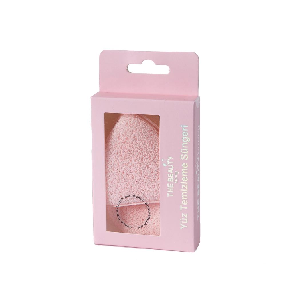 The Beauty Bunny Facial Cleansing Sponge for Gentle Exfoliation 1pc