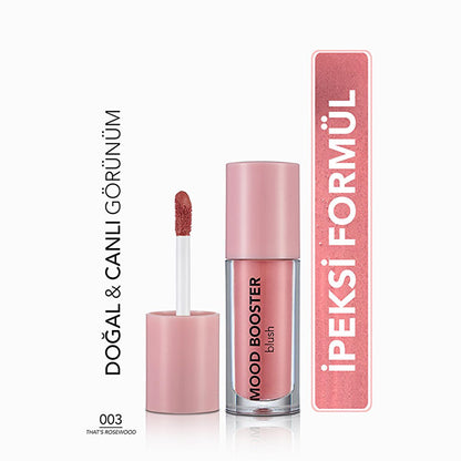 Flormar That's Rosewood Liquid Blush: Natural Glow, Highly Pigmented, Long Lasting - Radiant Rosewood Shade