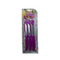 Masse 6-Piece Fuchsia Fruit Knife Set: French Stainless Steel, Dishwasher Safe - Perfect Kitchen Knife Set for Effortless Fruit Slicing