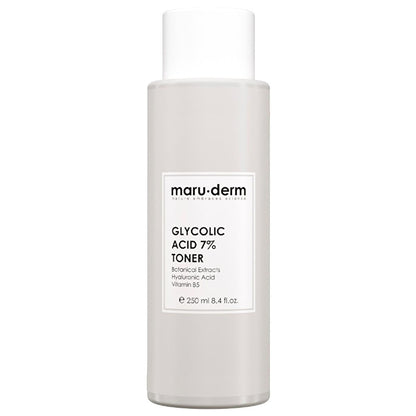 Maruderm 7% Glycolic Acid Toner: Exfoliating, Pore Minimizing, Anti-Aging Skincare - Renew Skin Tone & Texture, Paraben & SLS Free