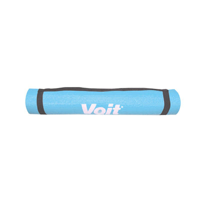 Voit Blue Yoga Mat - 173x61cm, 4mm Thickness for Comfort & Grip