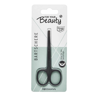 For Your Beauty Nose & Beard Scissors with Rounded Tips, 1 pc